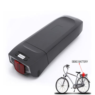 Removable Rear Rack Electric Bike Battery 18650 36v 10ah For Motor 500w
