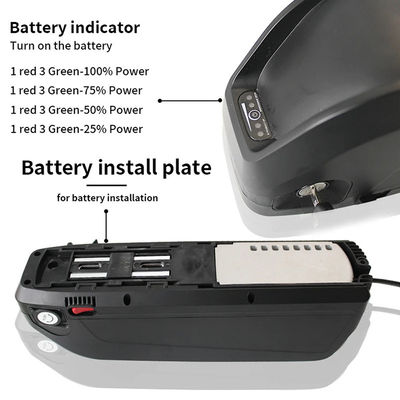 18650 Rechargeable Hailong Ebike Battery 48v 14Ah For 1000w Electric Bicycles